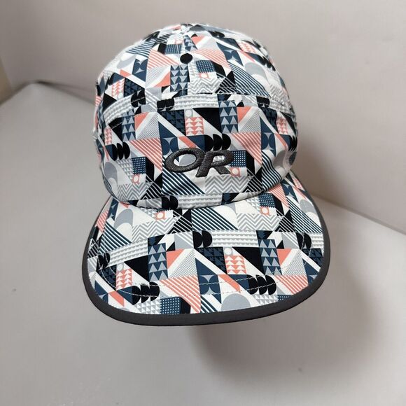 Outdoor Research Accessories - OR Outdoor Research Sun Runner 5 Panel Hat Geo Mesh Adjustable Cap UPF 30